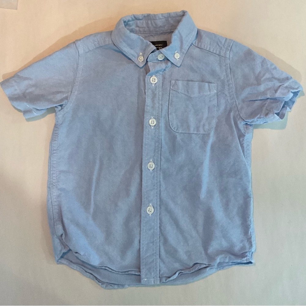 Toddler short sleeve button up shirt